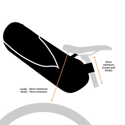 Borsa da Sella RESTRAP SADDLE BAG Arancione + DRY BAG