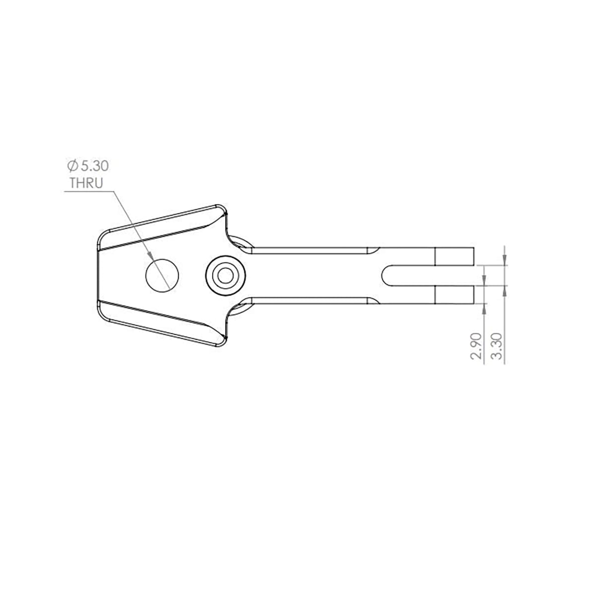 LUCI DI ESPOSIZIONE A 3 FORCELLE Supporto per luce anteriore GoPro