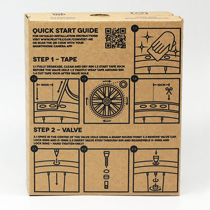 Kit di Conversione Tubeless PEATY'S Strada / Ciclocross