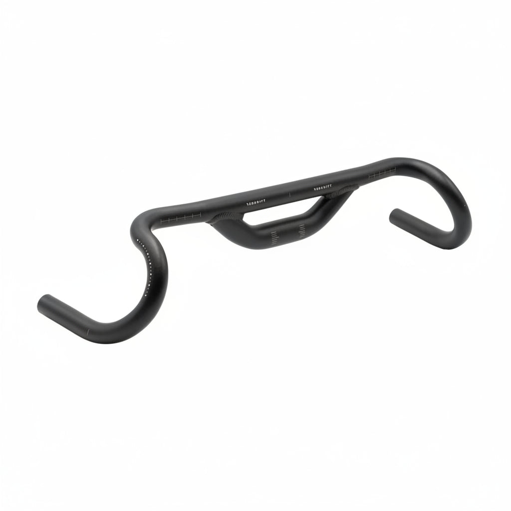 Manubrio Gravel REDSHIFT Top Shelf con inclinazione di 10° e rialzo di 70 mm