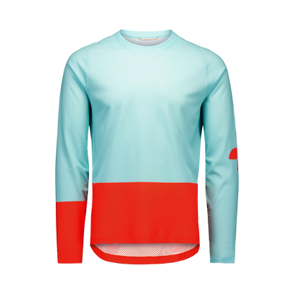Maglia POC MOTION AIR Maniche Lunghe Blu/Arancione