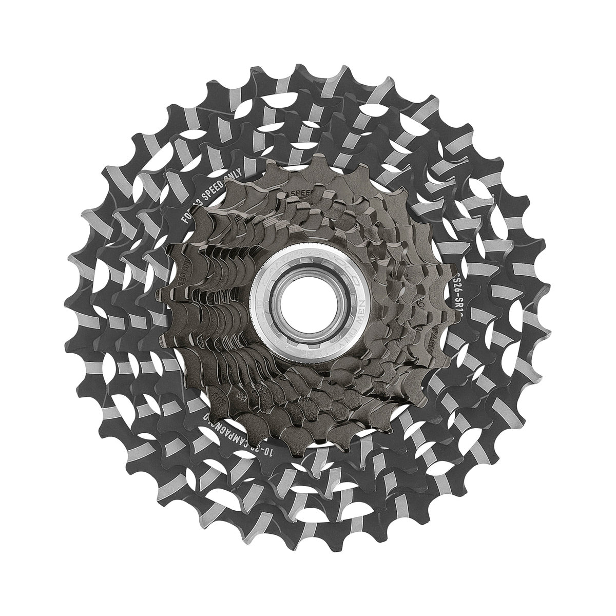Cassetta 13 velocità CAMPAGNOLO RECORD – foto principale su sfondo bianco