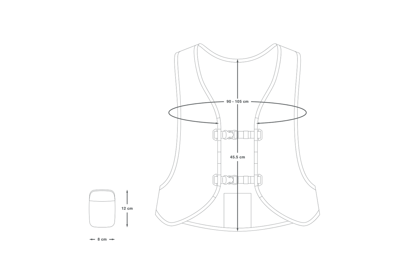 GILET DI VISIBILITÀ IMPACCHETTABILE APIDURA