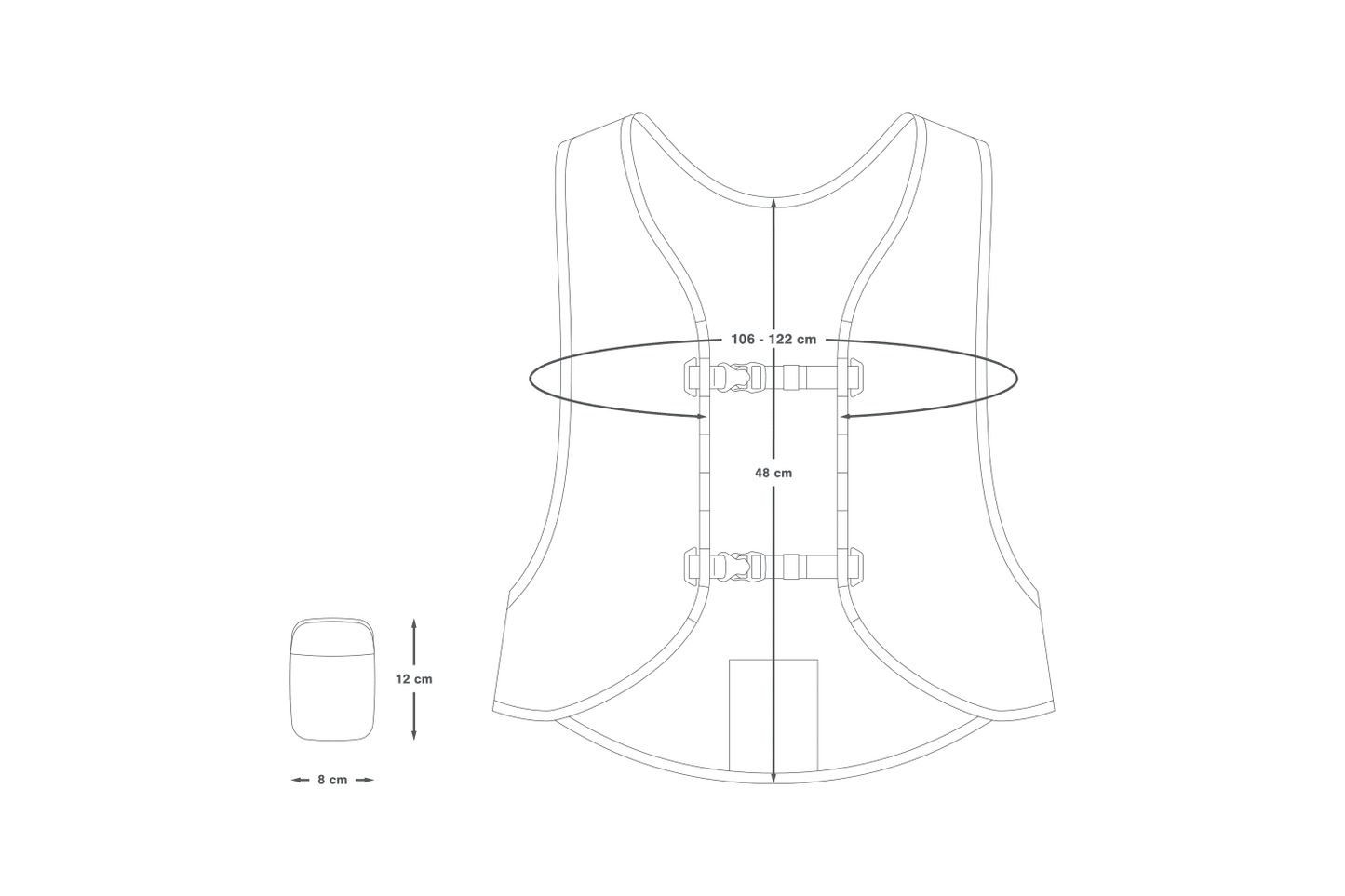 GILET DI VISIBILITÀ IMPACCHETTABILE APIDURA