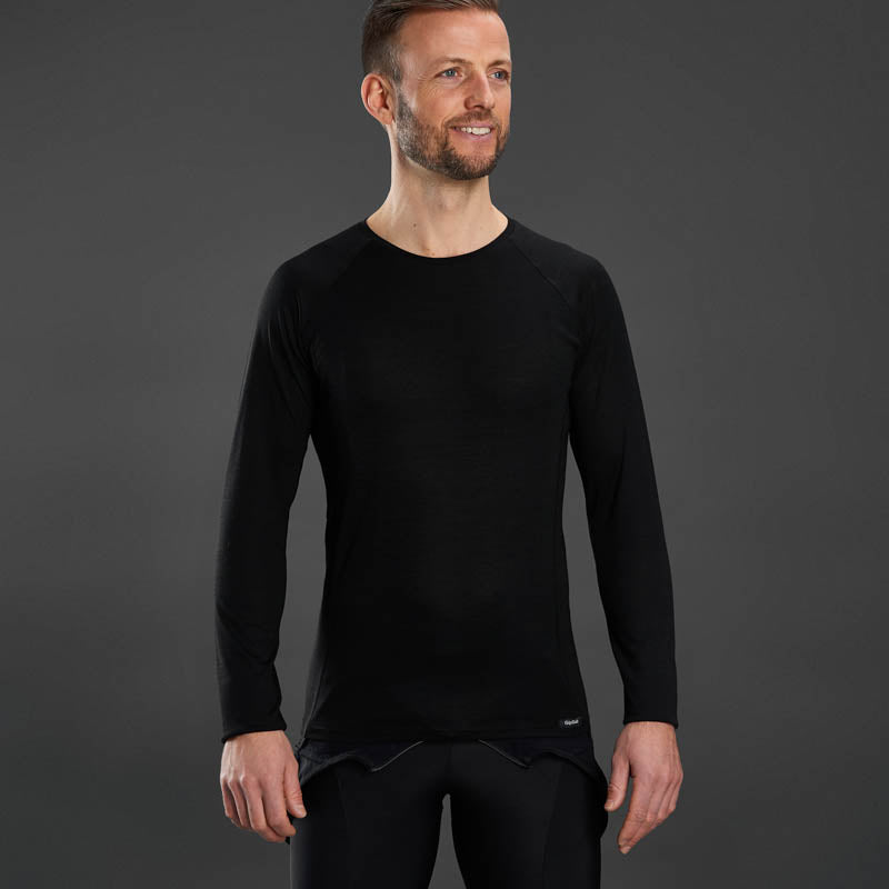 Sous-Vêtement Manches Longues GRIPGRAB MERINO BLEND THERMAL Noir