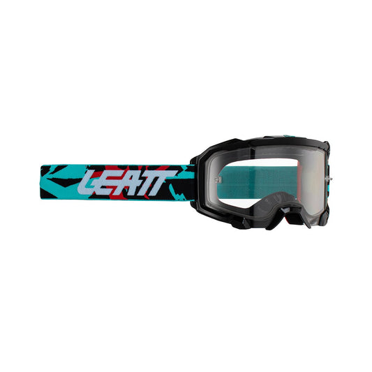 Maschera LEATT VELOCITY 4.5 Nera Schermo Trasparente 83%