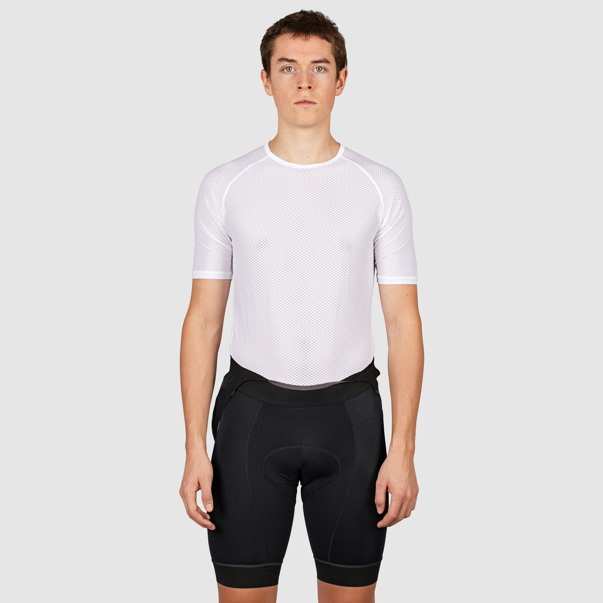 Maglia intima a maniche corte GRIPGRAB IN RETE ULTRALEGGERA bianca