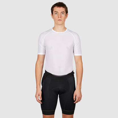Maglia intima a maniche corte GRIPGRAB IN RETE ULTRALEGGERA bianca