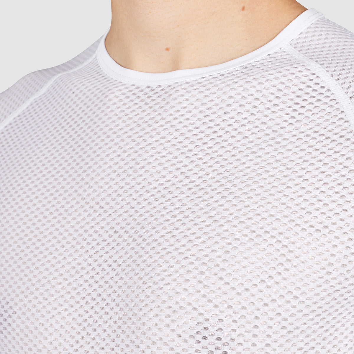 Maglia intima a maniche corte GRIPGRAB IN RETE ULTRALEGGERA bianca