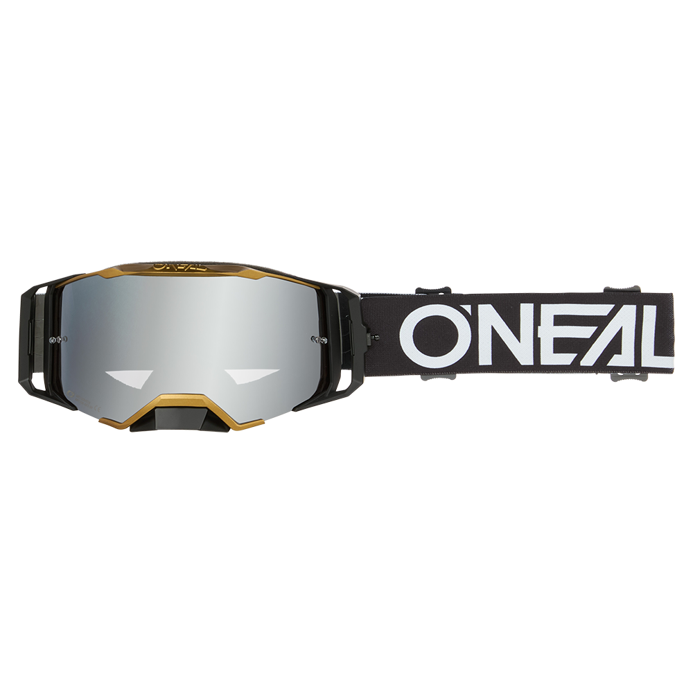 O'NEAL B-33 HEXA Occhiali a specchio nero/oro argento