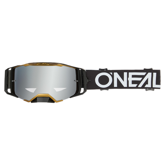 O'NEAL B-33 HEXA Occhiali a specchio nero/oro argento