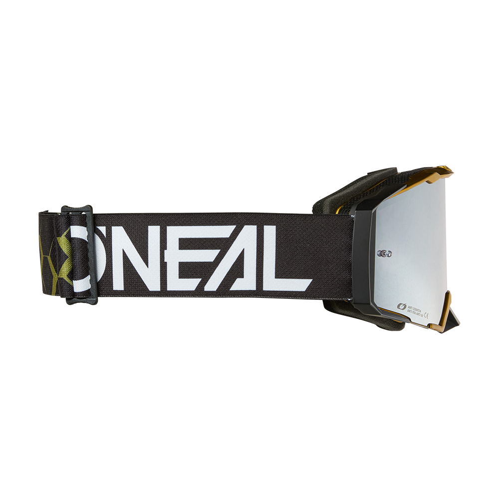 O'NEAL B-33 HEXA Occhiali a specchio nero/oro argento