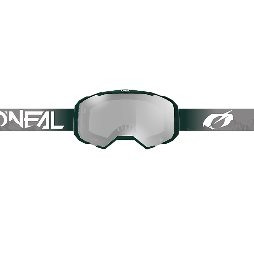 O'NEAL B-22 Maschera COVERT Grigio/Verde Schermo trasparente