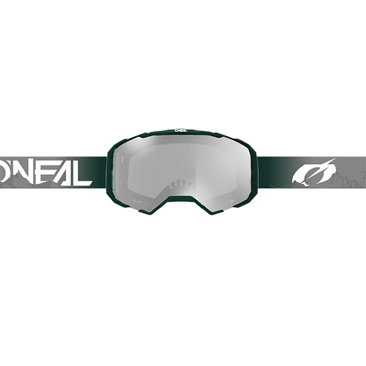 O'NEAL B-22 Maschera COVERT Grigio/Verde Schermo trasparente