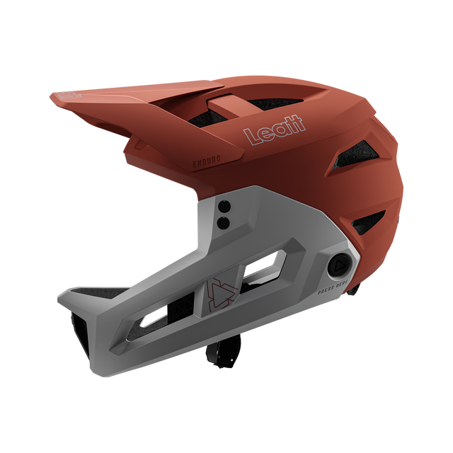 LEATT MTB ENDURO 2.0 Casco rosso/grigio