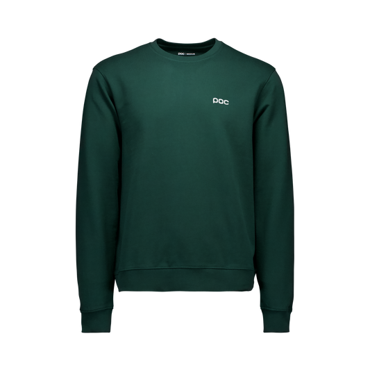 Felpa POC verde/bianco