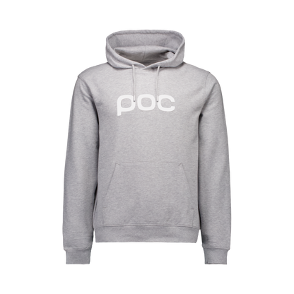 Felpa con Cappuccio POC Grigio/Bianco