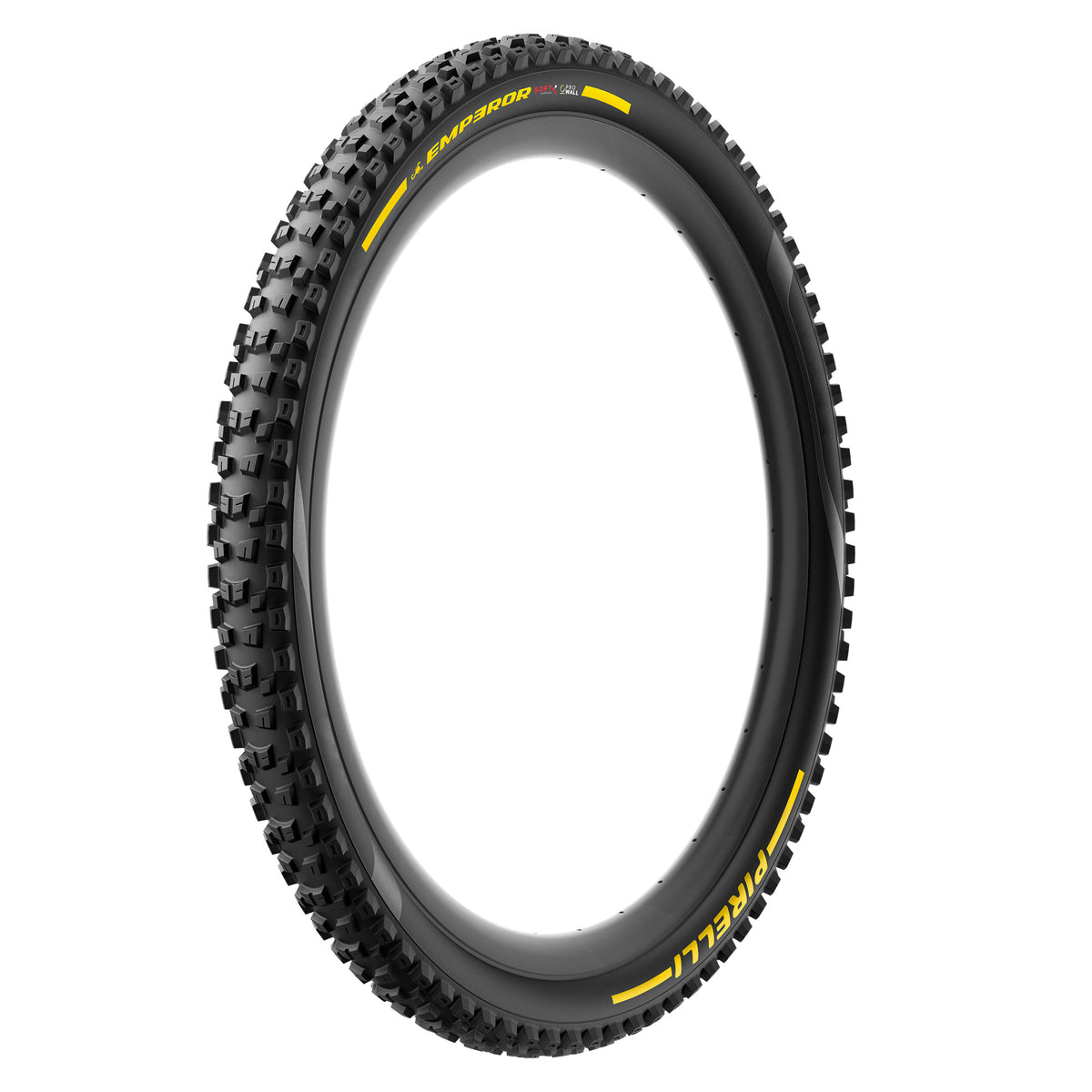 Pneumatico PIRELLI SCORPION EMPEROR 27.5x2.40 Soft ProWall Tubeless Ready con cerchietto pieghevole Nero/Giallo Team Edition