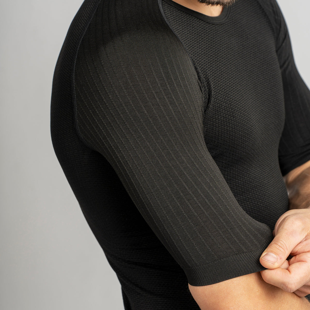 Sous-Vêtement Manches Courtes GRIPGRAB PACR SPRING AUTUMN SEAMLESS Noir