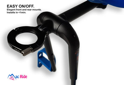 Seggiolino Portabambino MAC RIDE per Pivot 1"1/8 Completo Blu