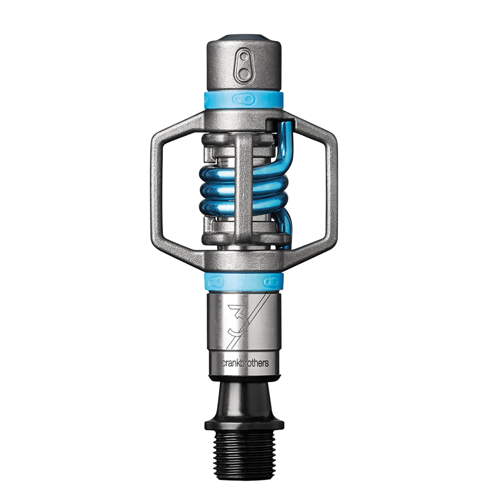 CRANKBROTHERS EGG BEATER 3 Pedali Argento/Blu