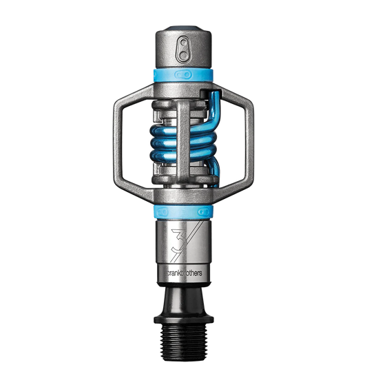 CRANKBROTHERS EGG BEATER 3 Pedali Argento/Blu