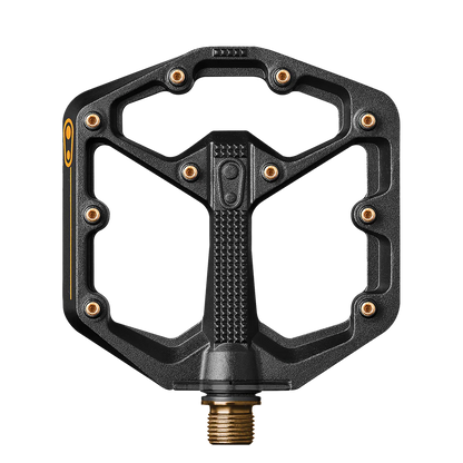 Pedali Piatti CRANKBROTHERS STAMP 11 Small Nero/Oro