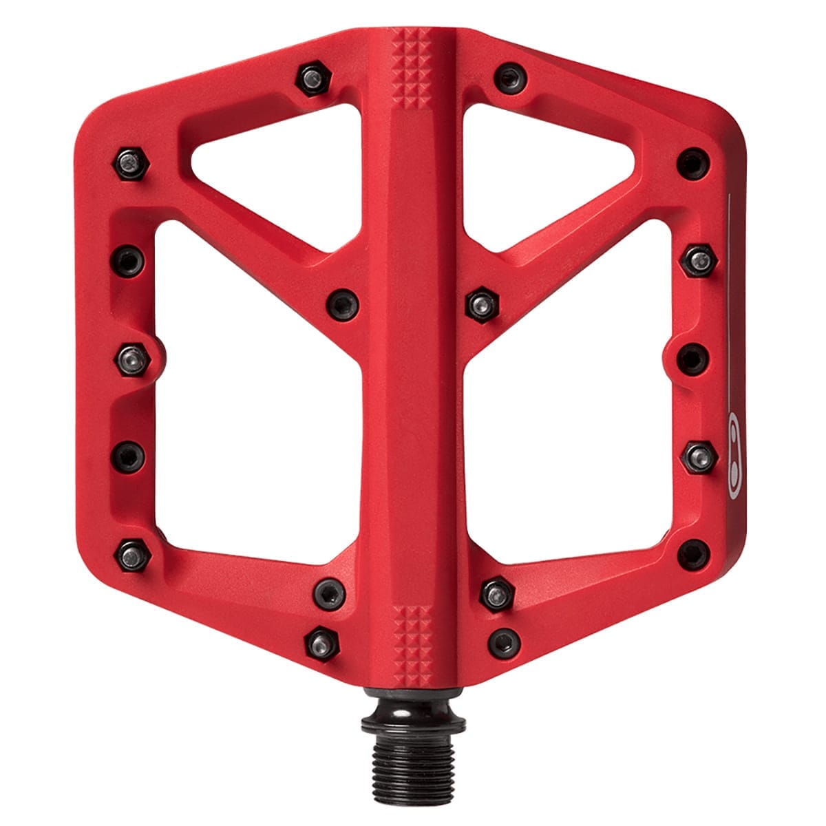 CRANKBROTHERS STAMP 1 Pedali piatti piccoli rossi