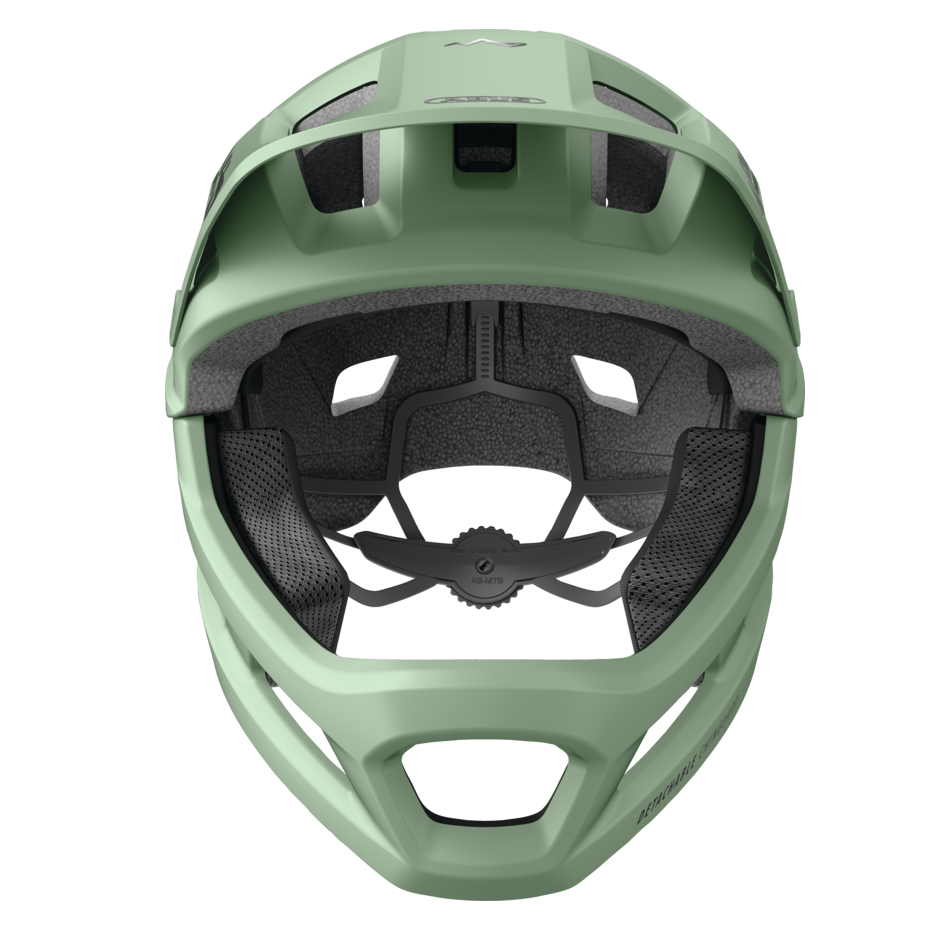 Casco MTB ABUS YOUDROP FF Junior Mist Verde