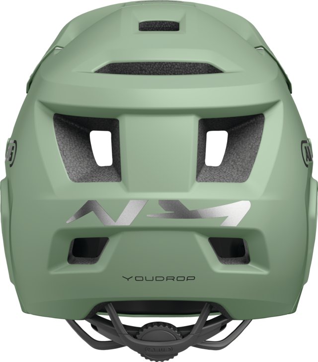 Casco MTB ABUS YOUDROP FF Junior Mist Verde