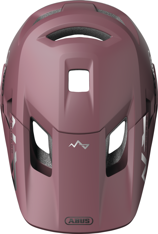 Casco MTB ABUS YOUDROP FF Junior Blush Rosso