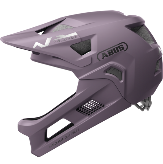 Casco MTB ABUS YOUDROP FF Junior Salt Violet