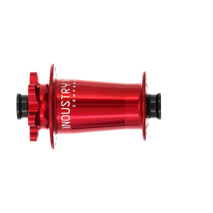 Mozzo Anteriore INDUSTRIE NINE Hydra 15x110 mm Boost Disco 6 Fori Rosso
