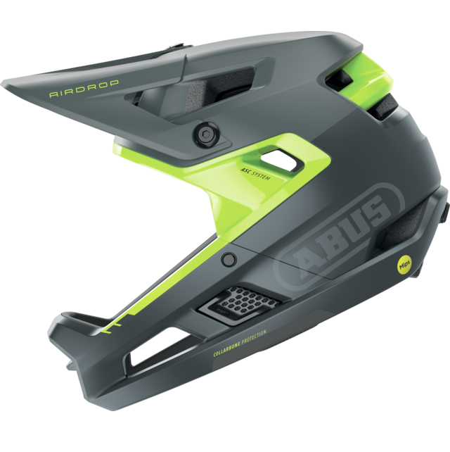 ABUS AIRDROP MIPS Casco MTB Grigio/Giallo