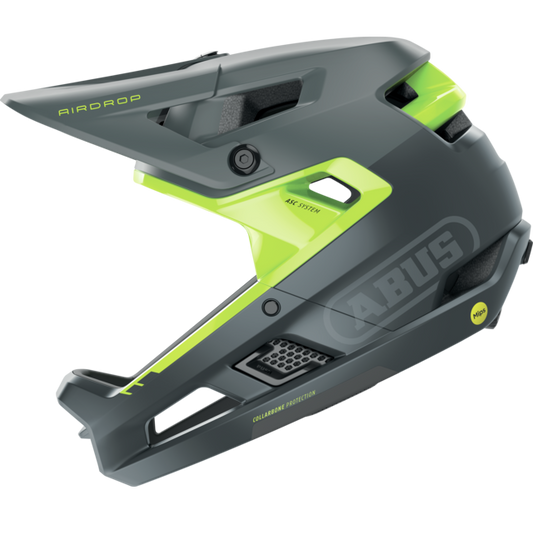 ABUS AIRDROP MIPS Casco MTB Grigio/Giallo