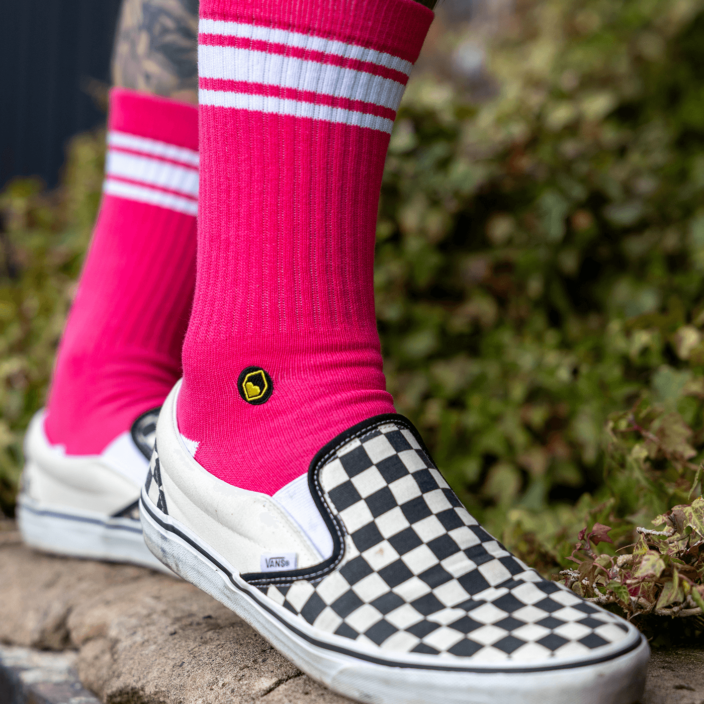 Calzini BURGTEC EVERYDAY CREW rosa