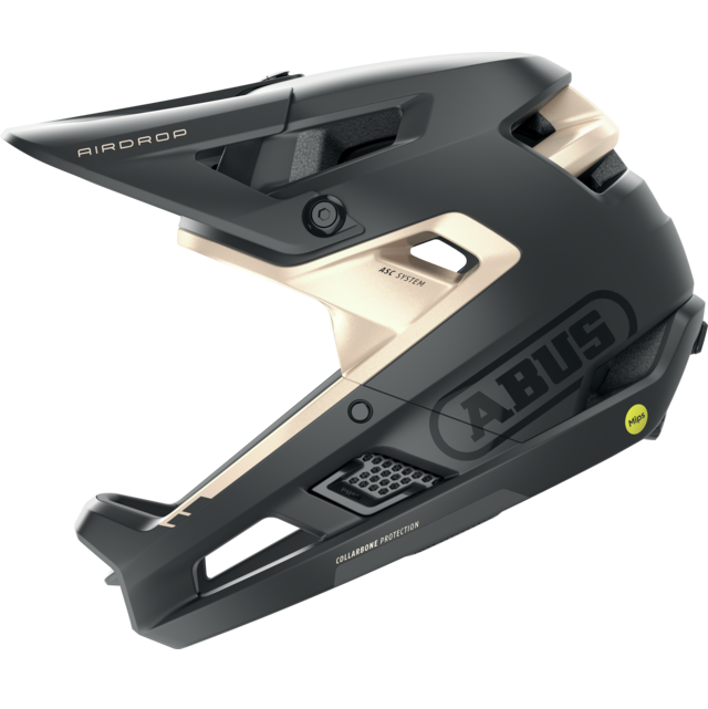 ABUS AIRDROP MIPS Casco MTB Nero/Oro