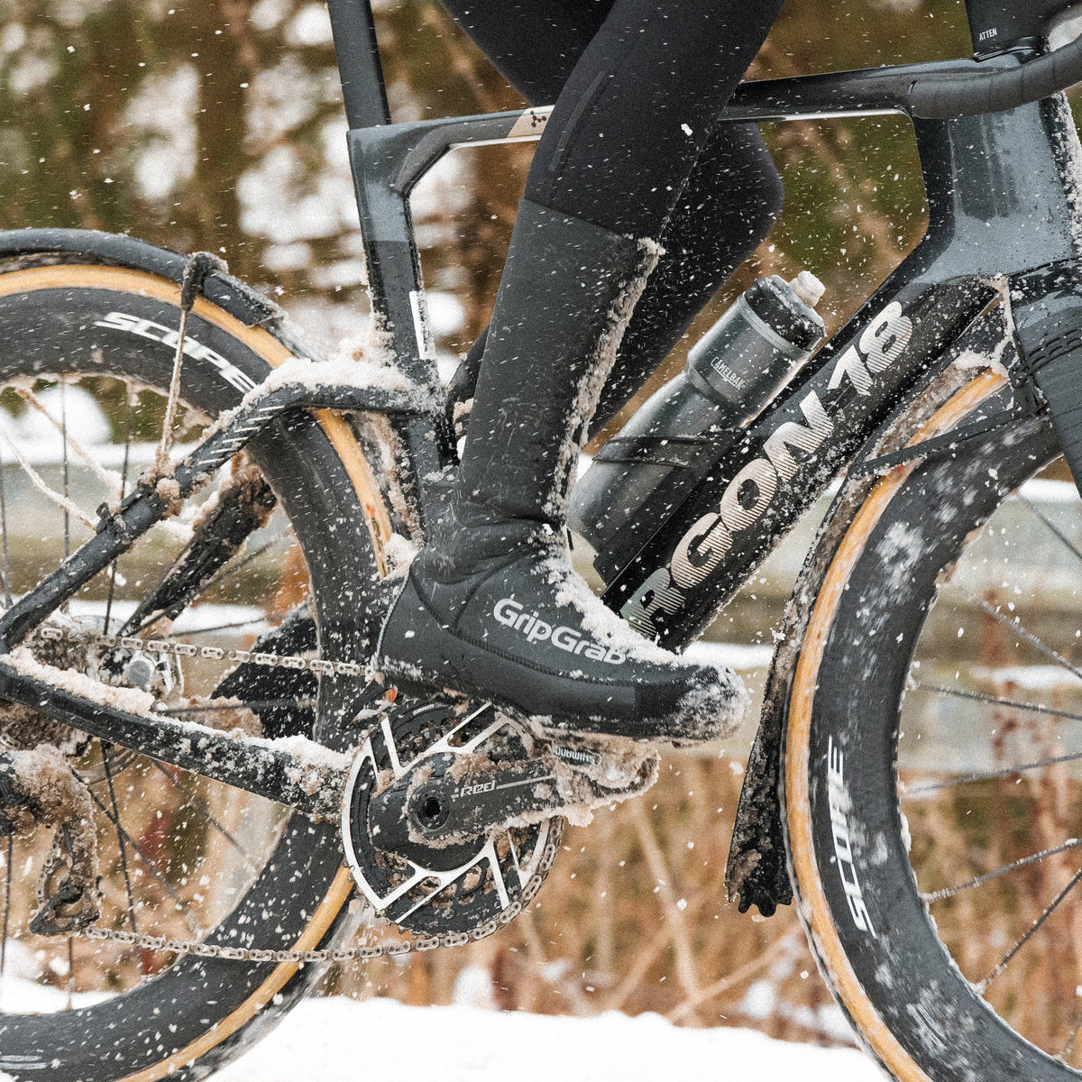 Copriscarpe GRIPGRAB AQUASHIELD WATERPROOF WINTER ROAD neri