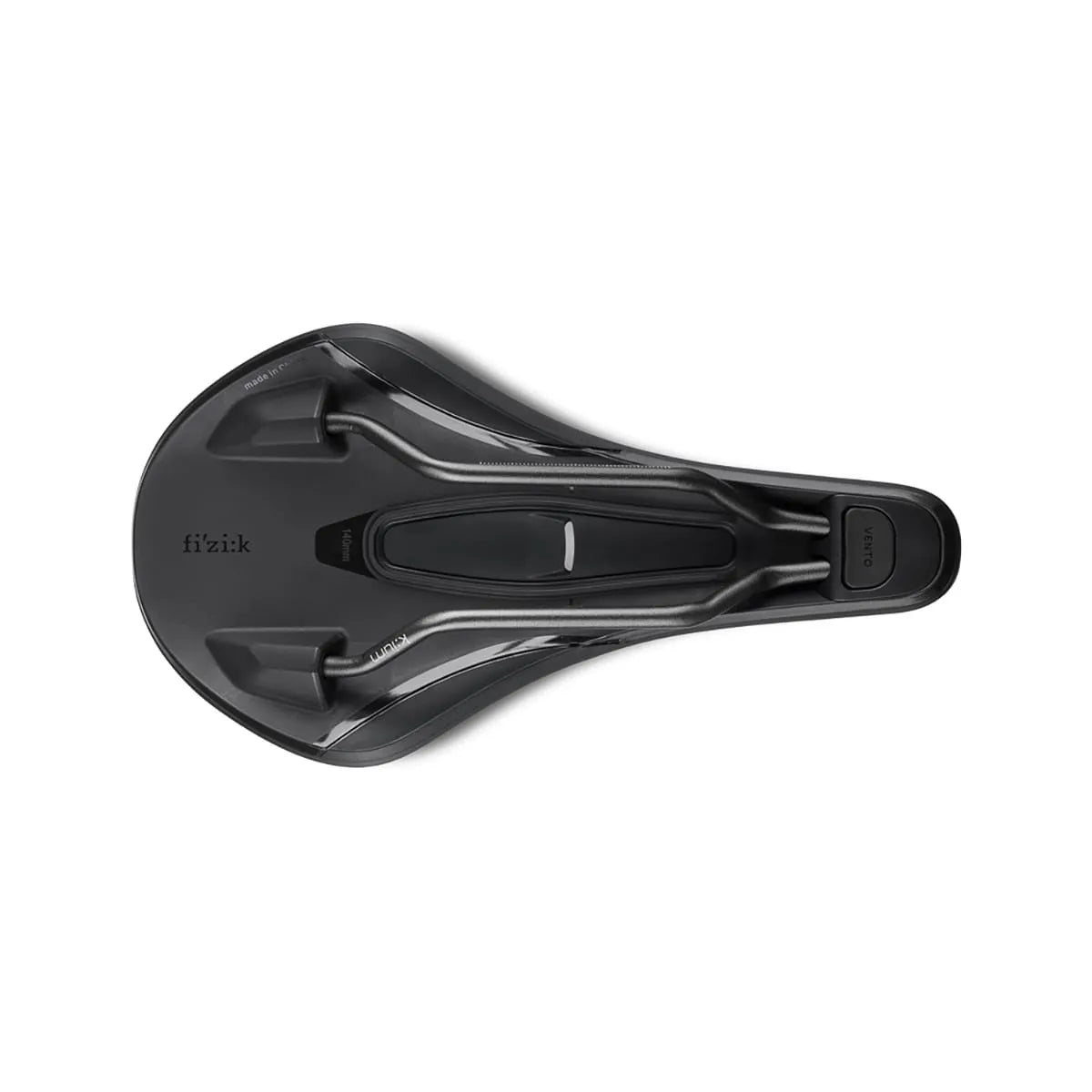 Sella FIZIK VENTO ARGO X3 150 mm Kium Rails Nera