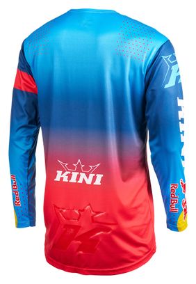 Maglia O'NEAL MXC Kini Red Bull 2.0 a maniche lunghe blu/rossa - vista posteriore