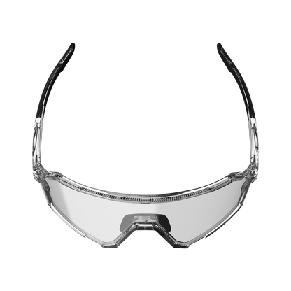 Occhiali LEATT RIDEVIZ PRO LARGE Trasparente Lente Iriz Argento