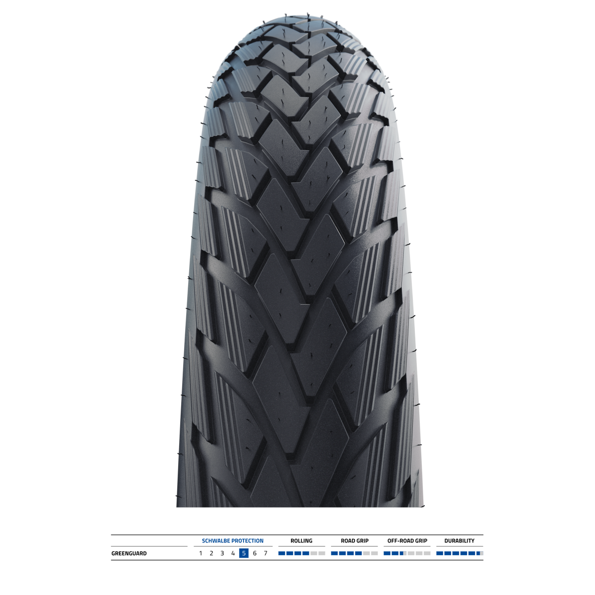 Copertone rigidi SCHWALBE GREEN MARATHON 27.5x2.35 ADDIX ECO GreenGuard Tubeless Ready