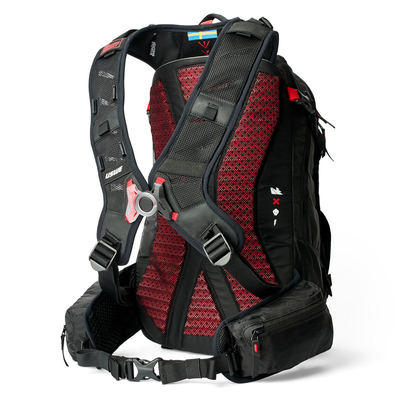 USWE Zaino con cerniera 16L Zaino nero