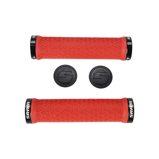 Manopole SRAM Lock-On 130mm Rosse