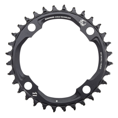 Piatto Singolo SRAM X-SYNC2 EAGLE 12V 4 Fori 104mm Nero