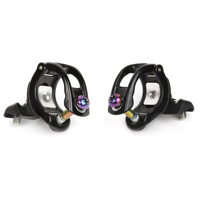 Coppia di Collari di Fissaggio SRAM Matchmaker MMX Nero Viteria Inox Rainbow #00.5315.018.051