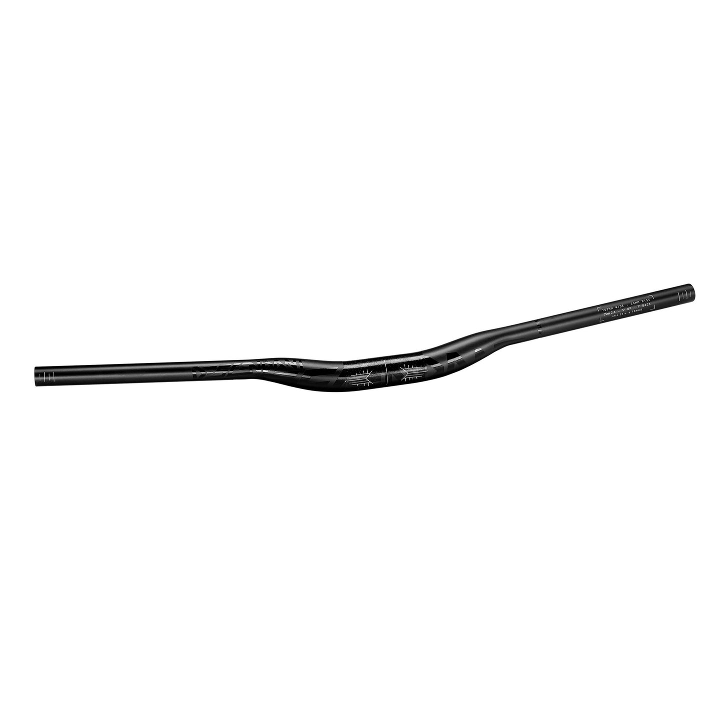 Manubrio TRUVATIV DESCENDANT in carbonio rialzato 20mm 760mm