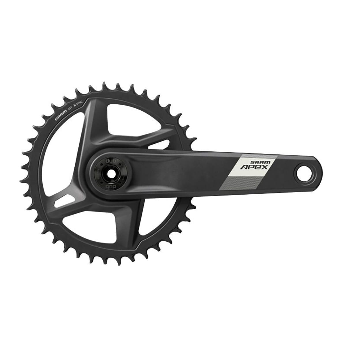 Pédalier 12V SRAM APEX D1 DUB Mono WIDE Direct Mount Noir