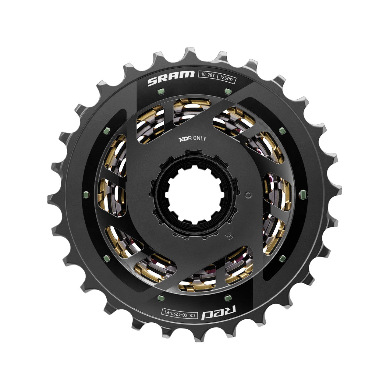 Cassetta SRAM RED XG-1290 E1 Rainbow 12V