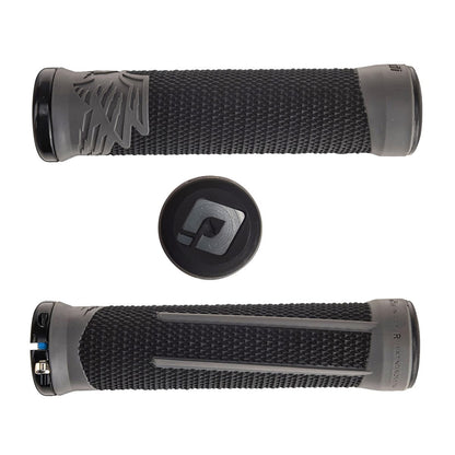 Grips ODI AARON GWIN 2 Lock-On 135 mm Nero/Grigio